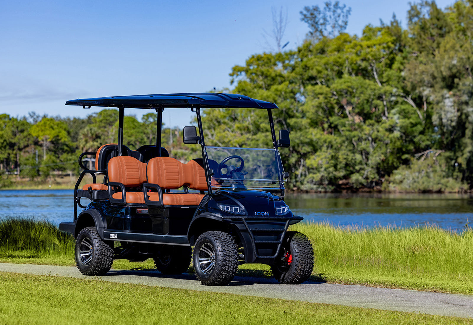 ICON G60L GASOLINE POWERED GOLF CART KAWASAKI ENGINE 401CC