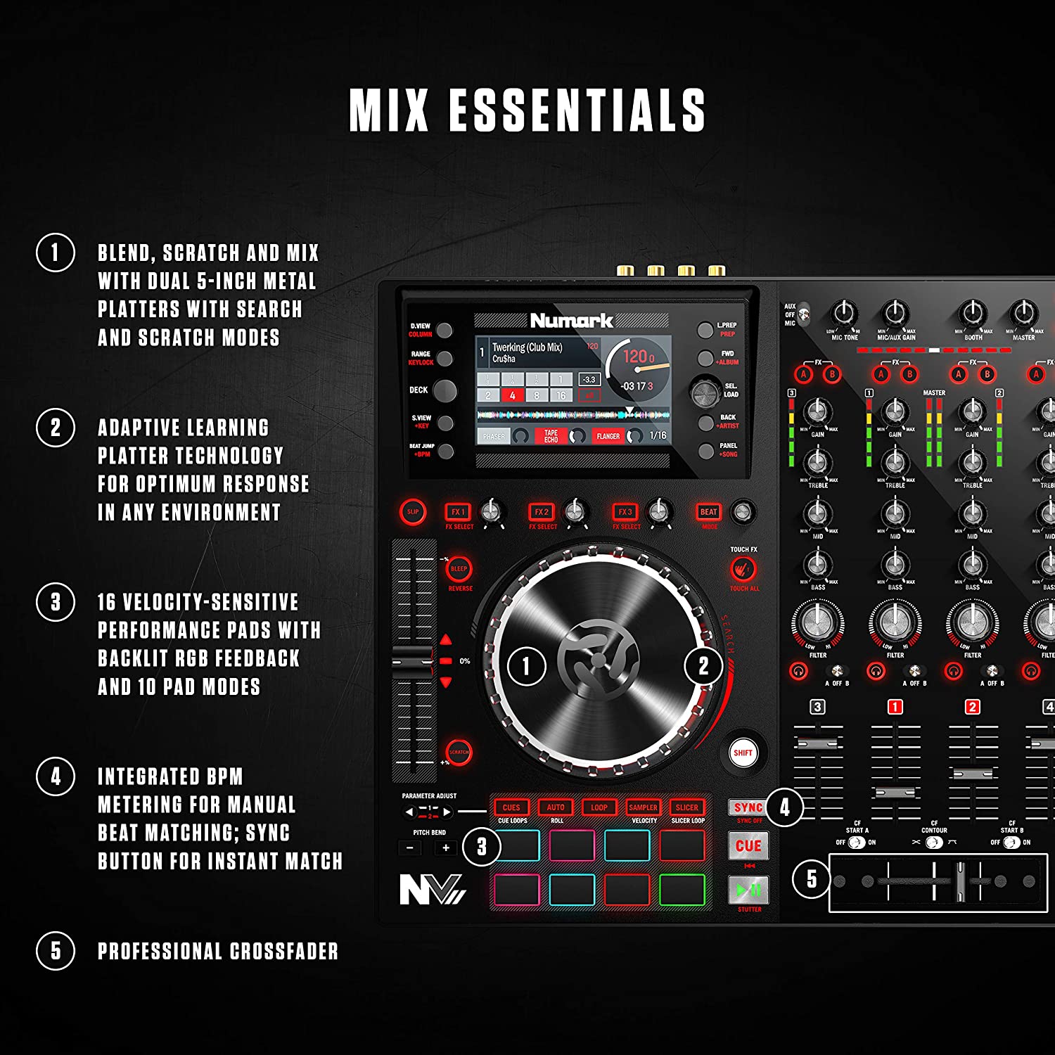 NUMARK NVII CONTROLLER