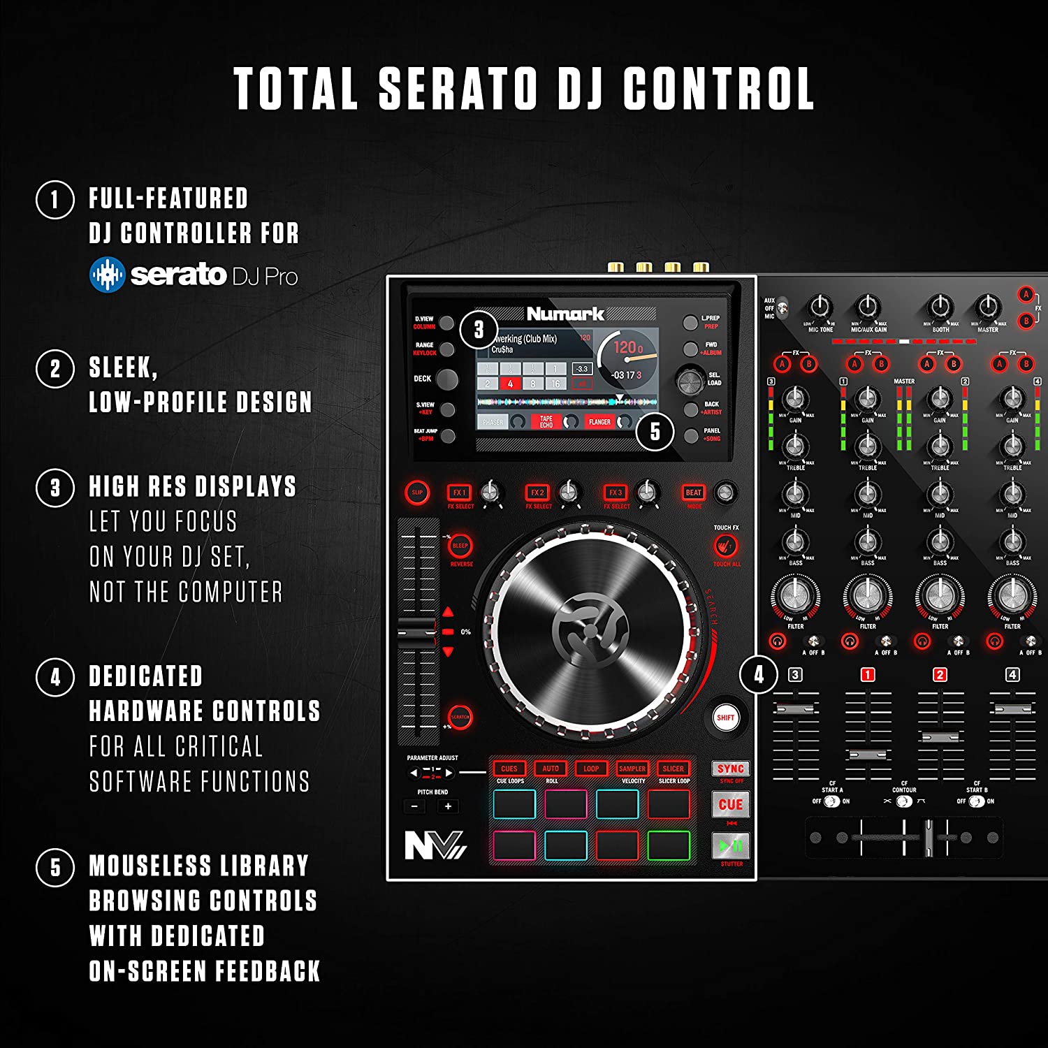 NUMARK NVII CONTROLLER