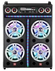 4x12" High Powered Bluetooth Speaker
