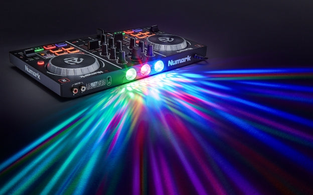 Party Mix DJ Controller with Built In Light Show