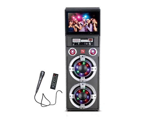 Nutek Karaoke Speaker with 15" WiFi Speaker and 12" Woofers