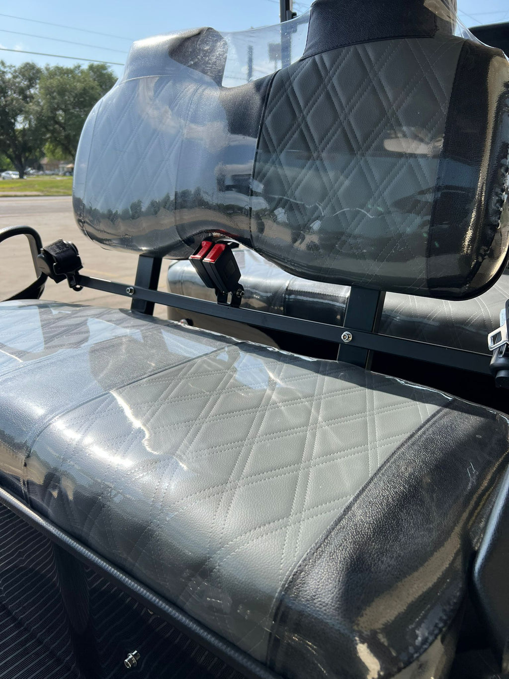 6 Seater Electric Golf Cart Commander 6 Seater TZR New Batteries included Windshield Bluetooth Stereo