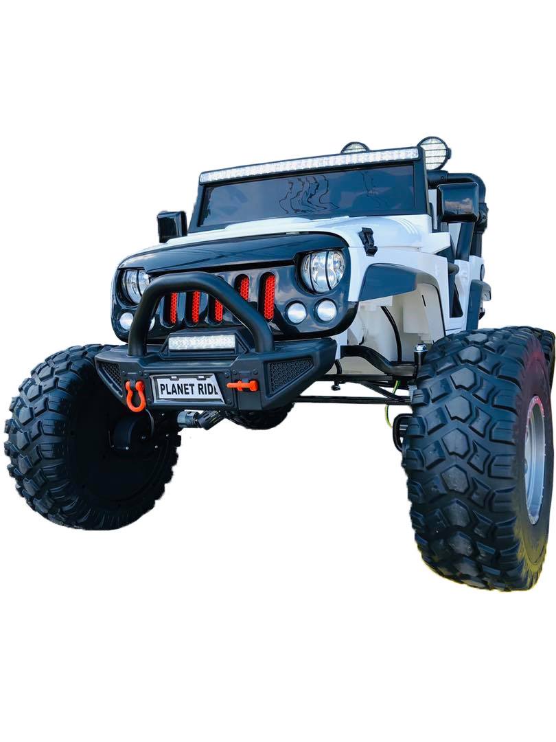 Ride on car for kids Jeep SX-1719 4x4 rubber tires & bluetooth 🔥