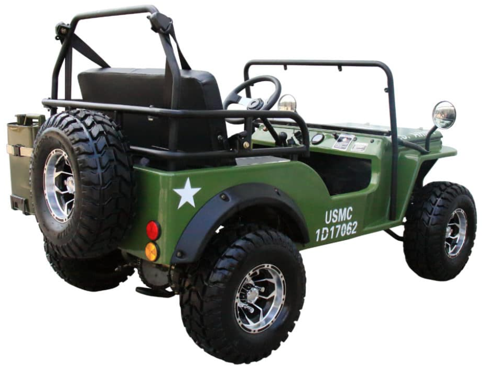 125cc Semi-Automatic (3 Speed + Reverse) Jeep Go-Kart