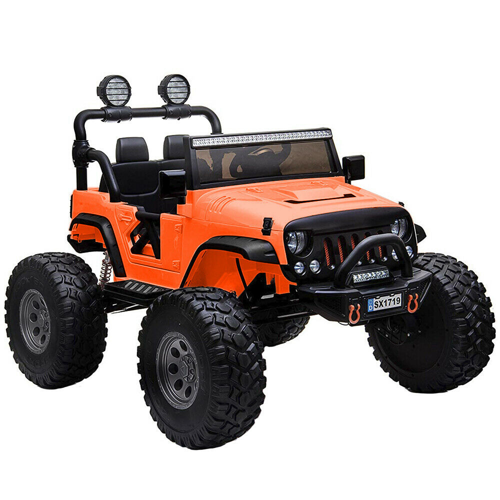 Ride on car for kids Jeep SX-1719 4x4 rubber tires & bluetooth 🔥