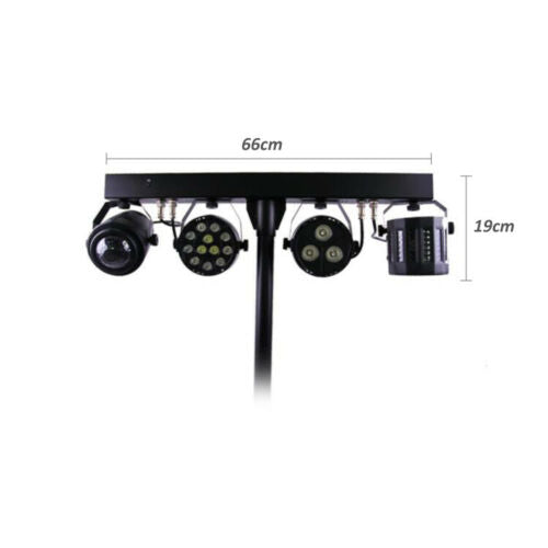 Professional Tripod LED Strobe Derby DJ RGBW Par Sound Party with Stage Lights