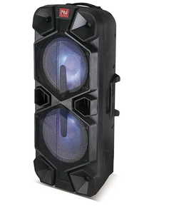 TS-4268 Nutek Speaker with two 12" Woofers Rechargeable battery and microphone